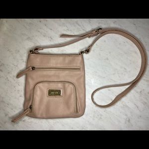 Nine West nude colored crossbody
